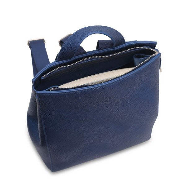 Zaino Mila - blu metallizzato