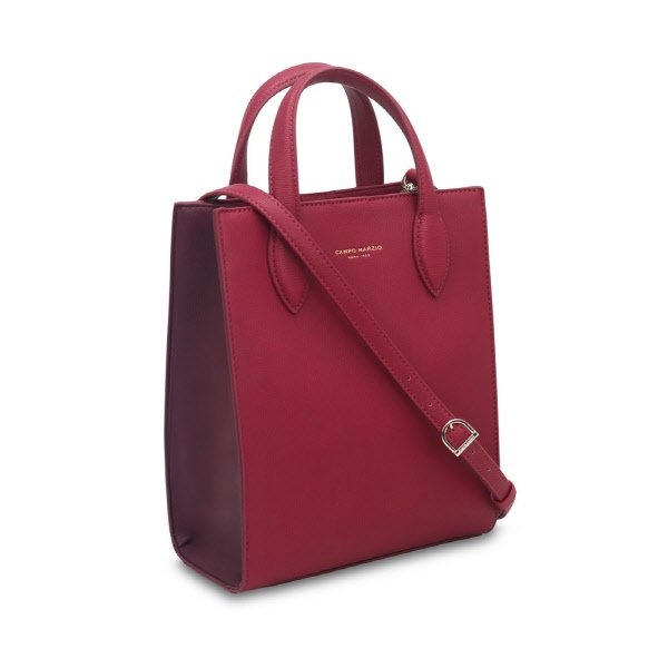 Borsa verticale Eugenia - bordeaux