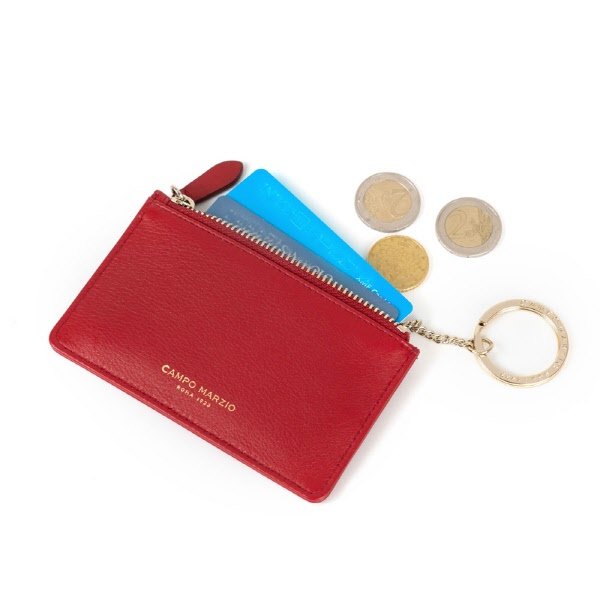Porta monete Astrid - rosso scarlatto