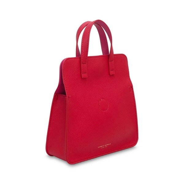 Borsa a mano Greta - rosso ciliegia