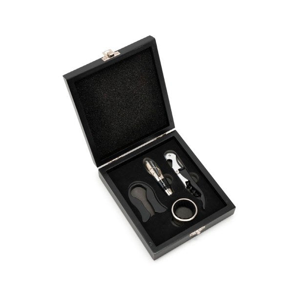 Set vino B 4 pz - nero