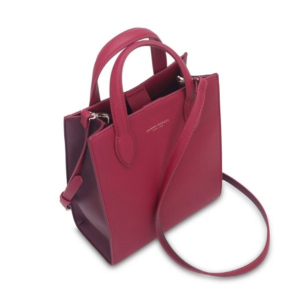 Borsa verticale Eugenia - bordeaux