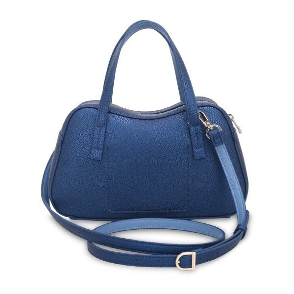 Borsa bauletto Brooke - blu metallizzato