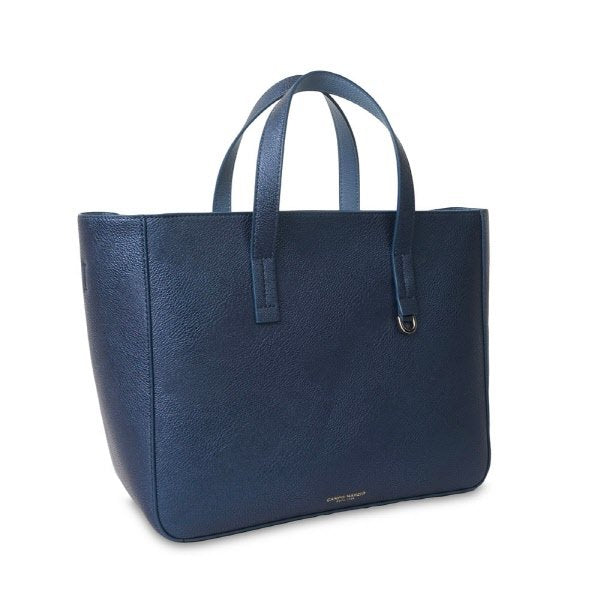 Borsa a mano Ashley - blu metallizzato
