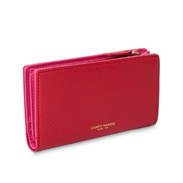 Portafoglio Eva - rosso ciliegia