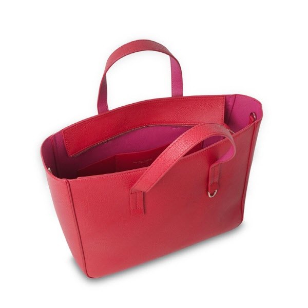 Borsa a mano Ashley - rosso ciliegia