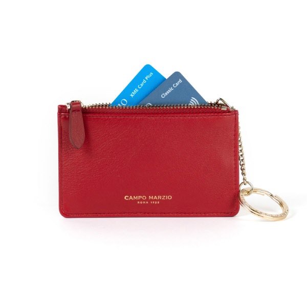 Porta monete Astrid - rosso scarlatto