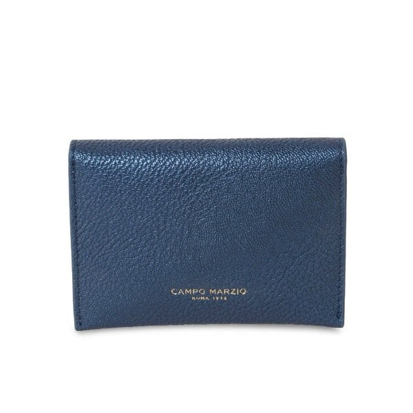 Porta carte Jodie - blu metallizzato