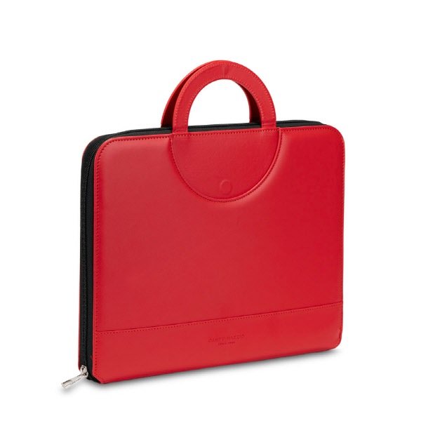 Portablocco A4 Kurt - rosso ciliegia