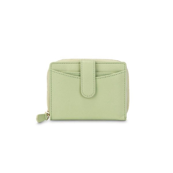 Portafoglio Elettra - verde pastello