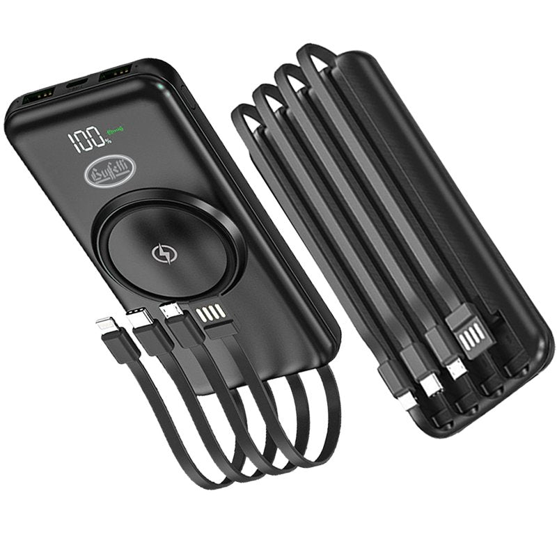 PowerBank 10000 mAh con cavo integrato 3in1