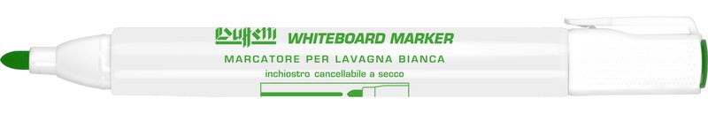 Set 4 Marcatori per lavagne bianche - blu, nero, rosso, verde - Punta tonda - Tratto 1-3 mm