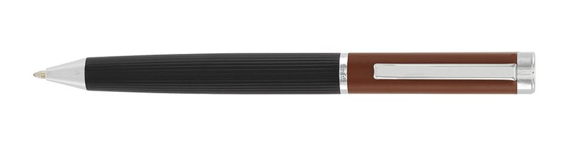 Penna a sfera Elegance - tratto 1.0 - fusto marrone - con astuccio