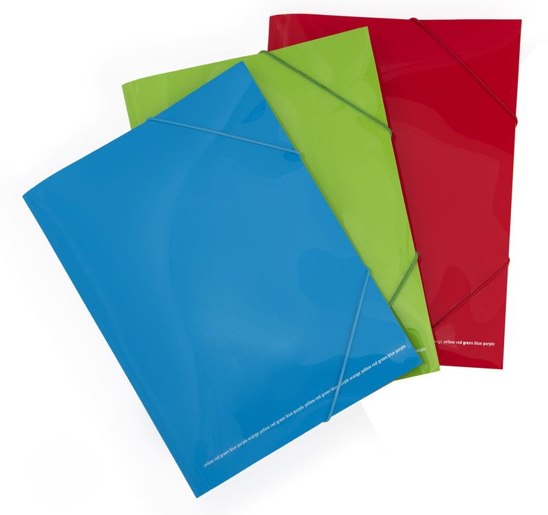 Cartellina con elastico  angolare Happy Color - polipropilene - 29,7x21 cm - colori assortiti