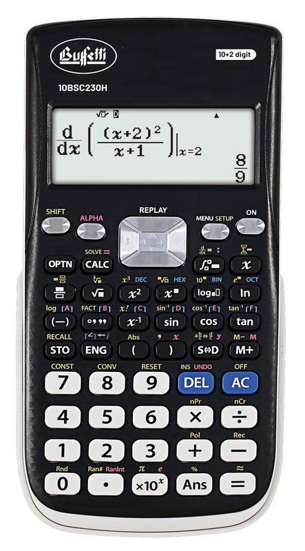 Calcolatrice scientifica BSC230H - 10 + 2 digit - 552 funzioni