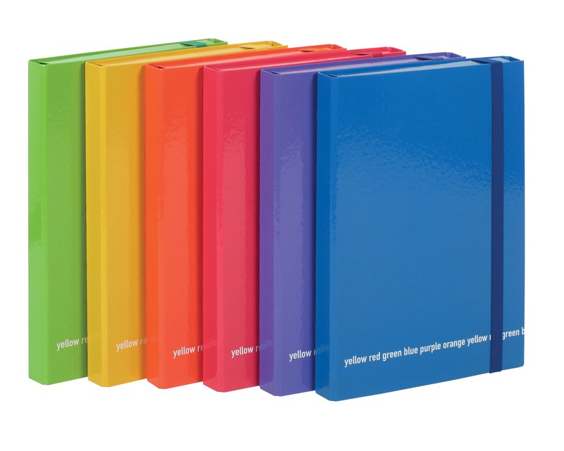Scatola progetti con elastico Happy Color - Dorso 3 cm - 34x24 cm - colori assortiti