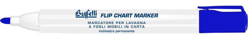 Marcatore per lavagne a fogli mobili- blu- Punta tonda - Tratto 1-3 mm