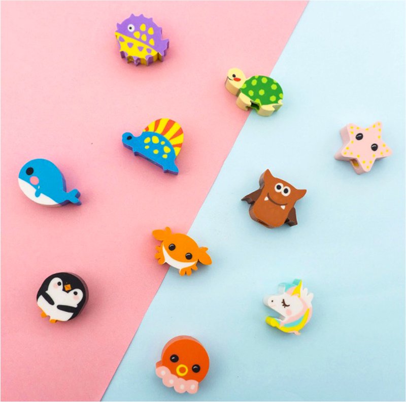Box 10 gomme Animal Friends