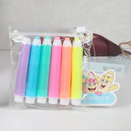 Astuccio 6 evidenziatori - Light-Pen