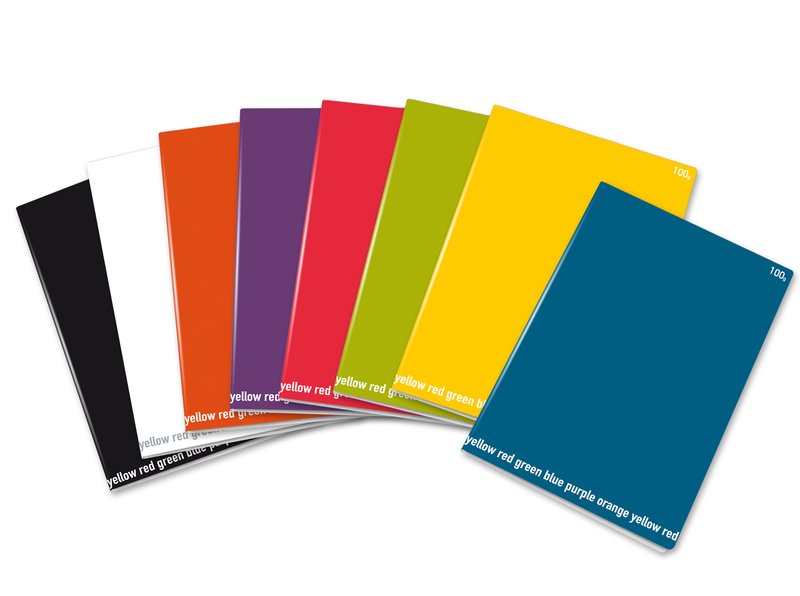 Maxiquaderno Happy Color - Rigatura 10 - Quadretto da 1 cm - 100 g - A4 - copertine assortite