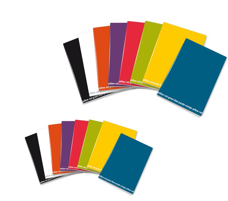 Quaderno Happy Color - Rigatura 4M - Quadretto da 4mm - 80 g - A5 - copertine assortite