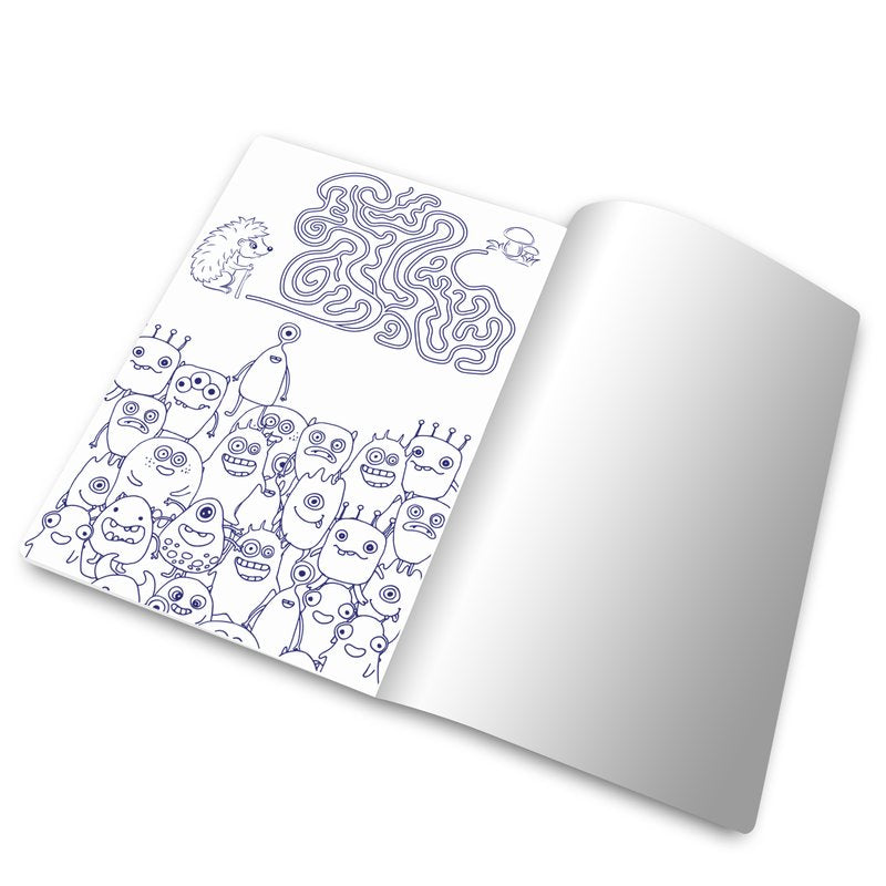 Maxiquaderno CUTE - Rigatura 0B - Righe 3a elementare - 80 g - A4 - copertine assortite