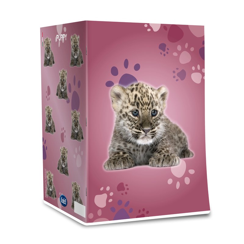 Maxiquaderno PUPPY - Rigatura 5M - Quadretto da 5mm - 80 g - A4 - copertine assortite