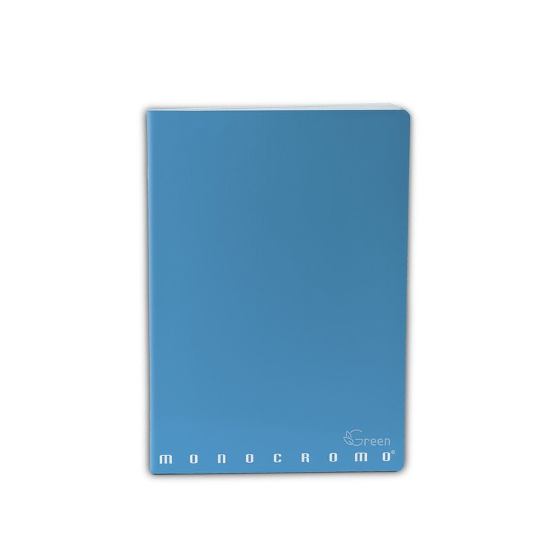 Maxiquaderno Monocromo Green - Rigatura C - Righe 4a e 5a elementare - 80 g - carta riciclata - A4 - copertine assortite