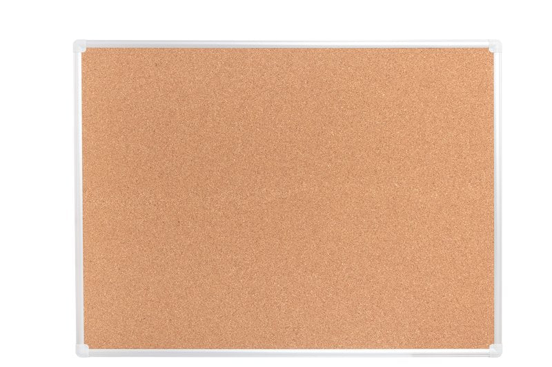 Pannello in  sughero - cornice alluminio - 90x120 cm
