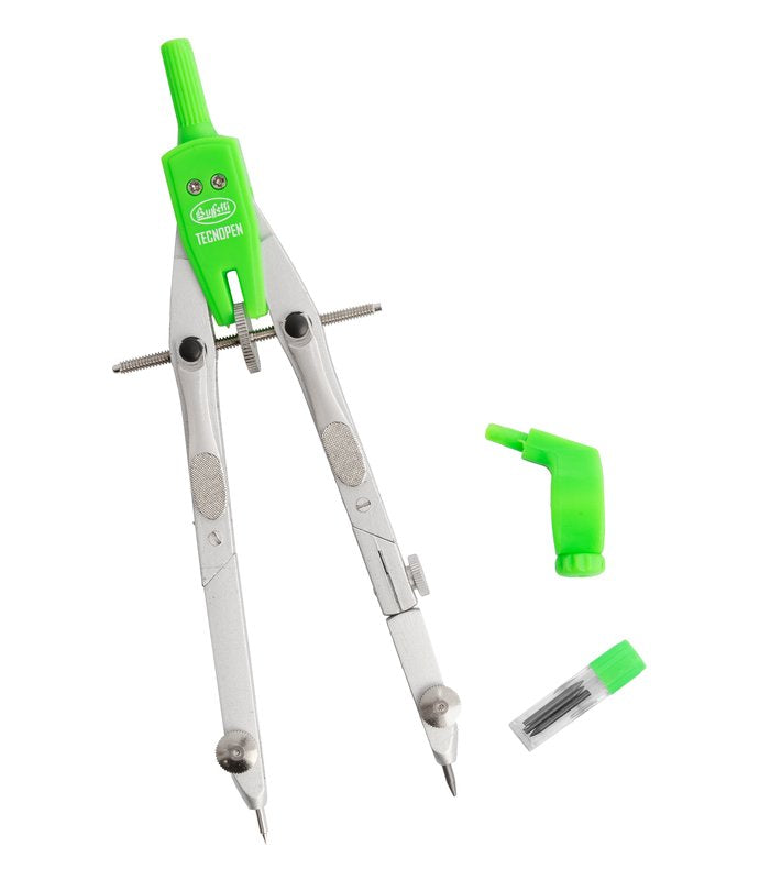 Compasso balaustrone doppio snodo - Diametro cerchio fino a 320 mm - colori neon assortiti