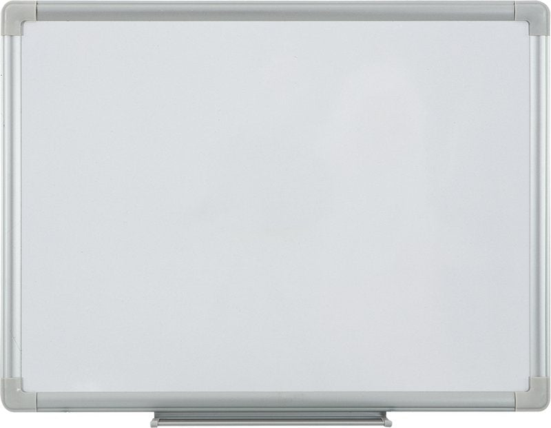 Lavagna magnetica bianca - cornice in alluminio - 45x60 cm