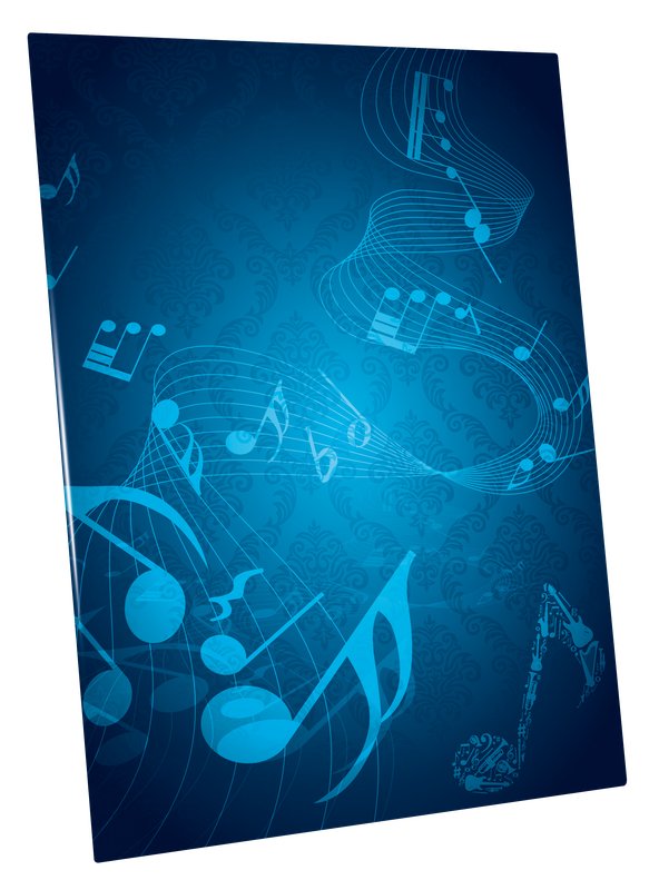 Album musica con pentagramma - 21x29,7 cm - 16 fogli - 80 g