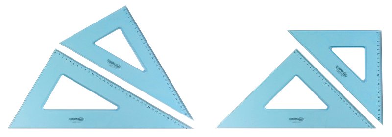 Squadra Tecnopen - 45° - 30 cm