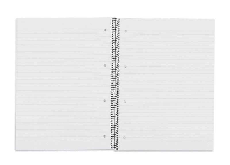 Blocco notes Happy Color - A4  - 1R - Righe - spirale - 60 fogli da 80 g