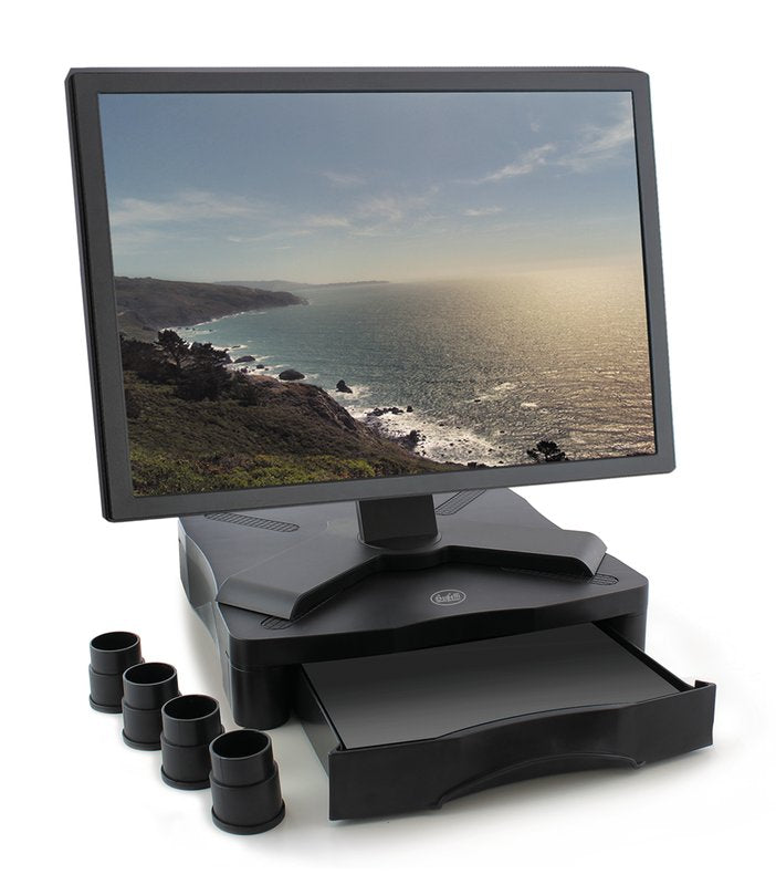 Supporto per monitor con cassetto