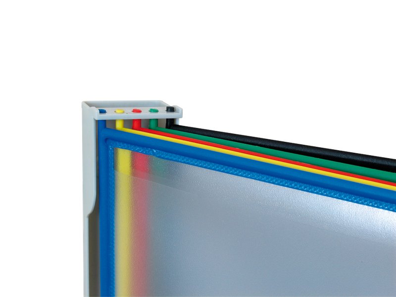 Leggio da parete -  kit:  5 pannelli + supporto in plastica+ materiale per fissaggio a parete.