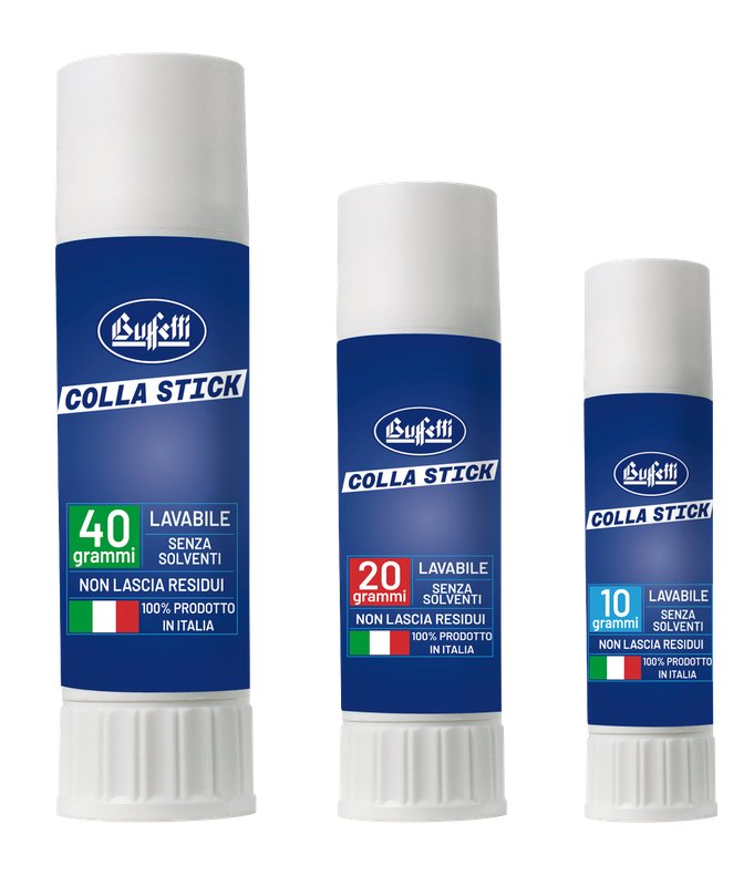 Colla in stick - 40 g - a base d'acqua senza solventi