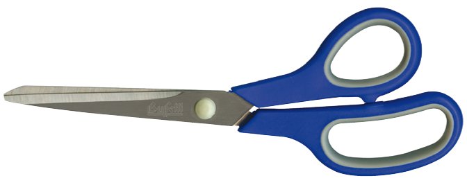 Forbici impugnatura soft antiscivolo - Lunghezza lama 21 cm