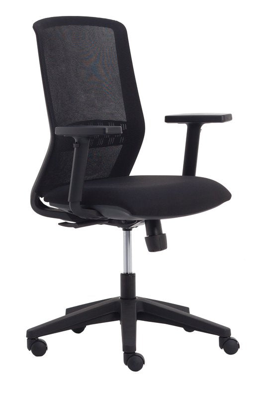 Sedia Kora black version - braccioli inclusi - riv. nero