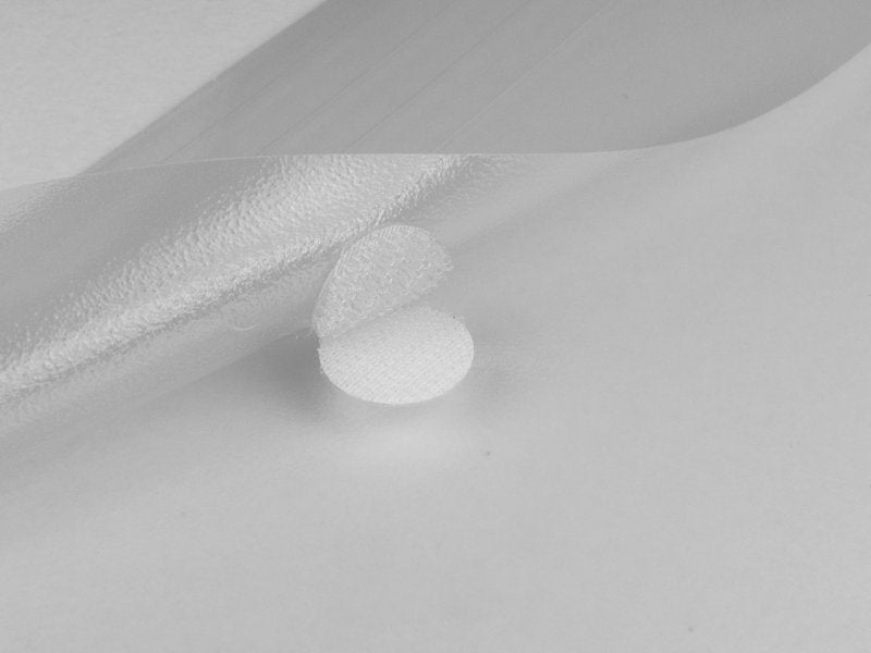 Buste con chiusura in velcro - polipropilene - 21x29,7 cm - con soffietto - neutro