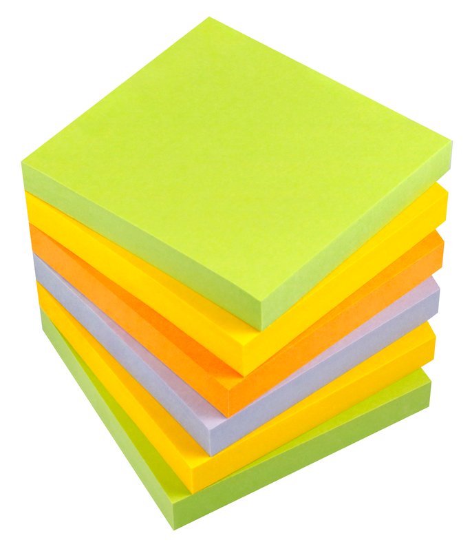 Foglietti adesivi riposizionabili Tak-To - 75x75 mm - Spring