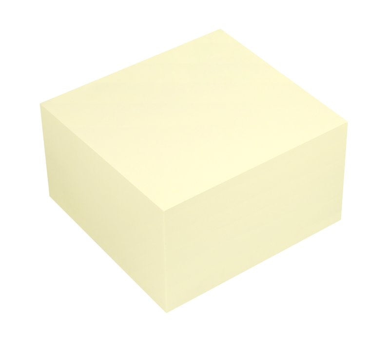 Cubo 400 foglietti adesivi riposizionabili colorati Tak-To - 75x75 mm - Giallo