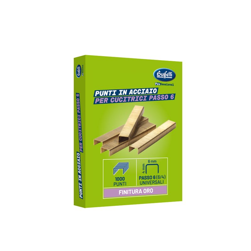 Punti metallici superior - passo 6 - 6/4 mm
