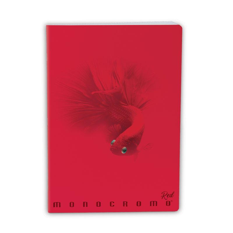 Maxiquaderni Monocromo Red - Rigatura C - Righe 4a e 5a elementare - 100 g - copertine assortite
