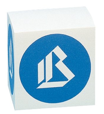 Cubo di fogli per appunti - bianco - 9x9x9 cm