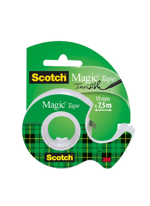 Nastro adesivo Scotch® Magic¿ 810 con chiocchiola ricaricabile - 19 mm x 7,5 m