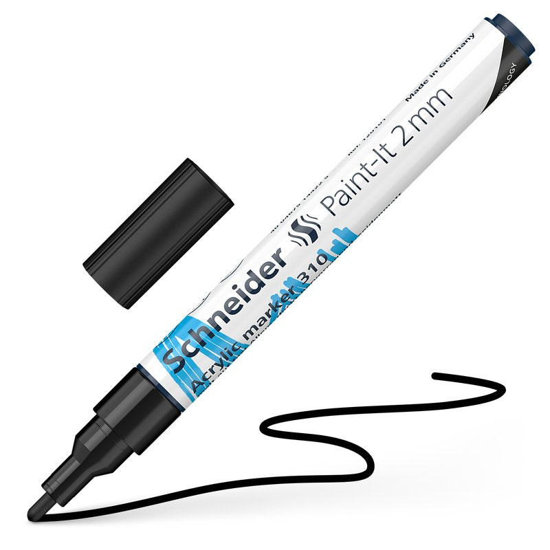 Marcatore acrilico Paint it 2mm - nero