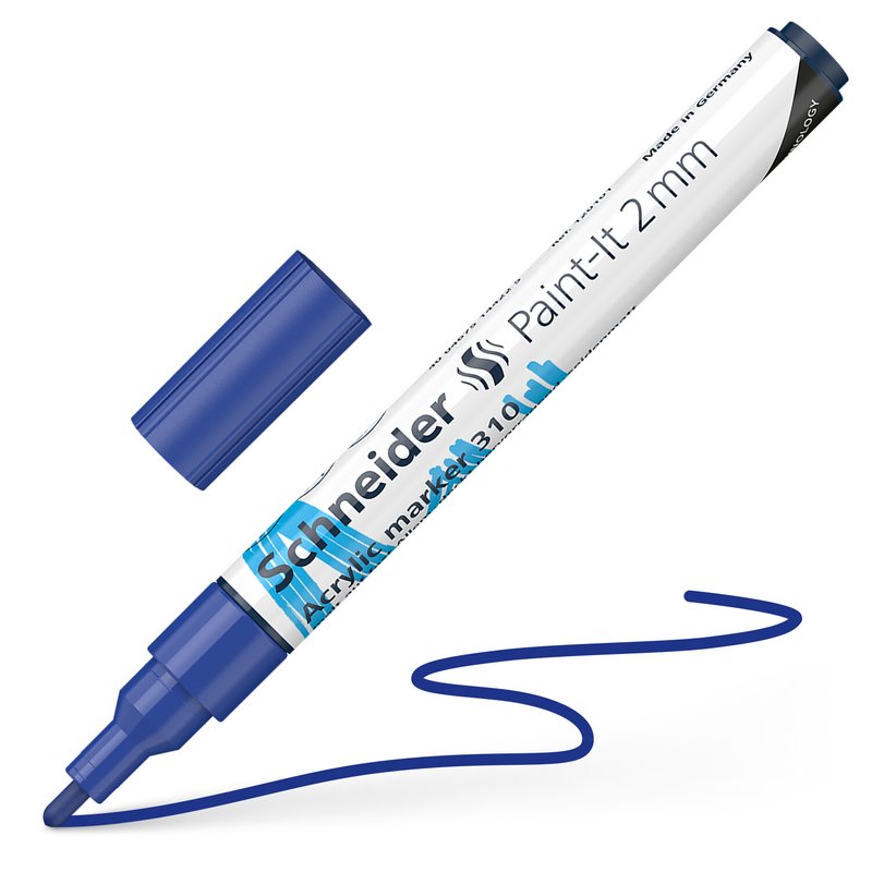 Marcatore acrilico Paint it 2mm - blu