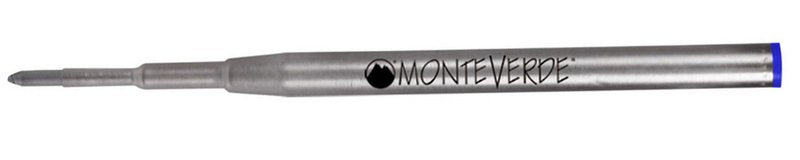 Refill per penna a sfera MontBlanc - inchiostro blu - punta Media - blister 2 pezzi
