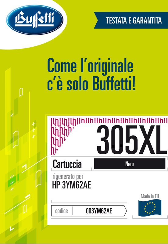 Cartuccia ink jet HP - Compatibile Rigenerato 305XL 3YM62AE - Nero - 700 pag
